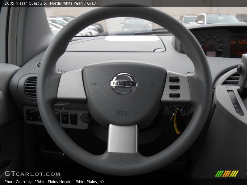 Nordic White Pearl / Gray 2005 Nissan Quest 3.5