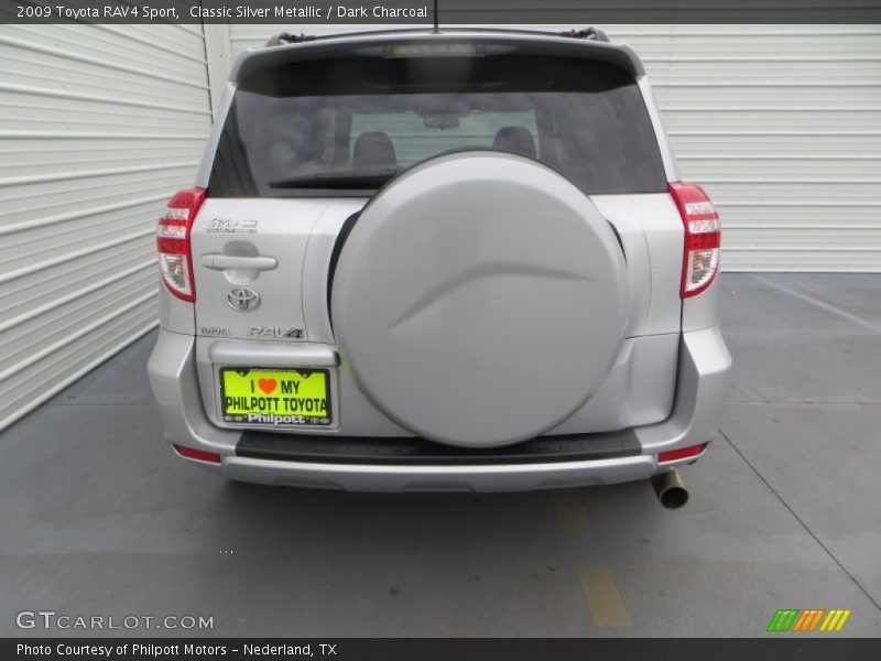 Classic Silver Metallic / Dark Charcoal 2009 Toyota RAV4 Sport