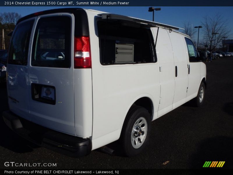 Summit White / Medium Pewter 2014 Chevrolet Express 1500 Cargo WT