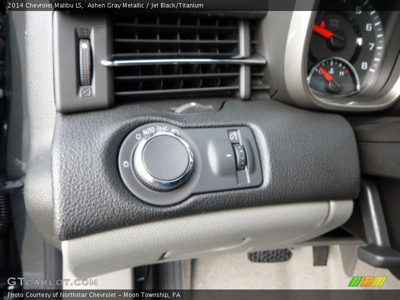 Ashen Gray Metallic / Jet Black/Titanium 2014 Chevrolet Malibu LS