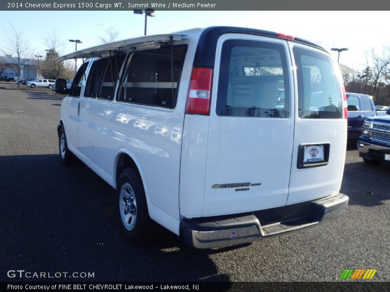 Summit White / Medium Pewter 2014 Chevrolet Express 1500 Cargo WT