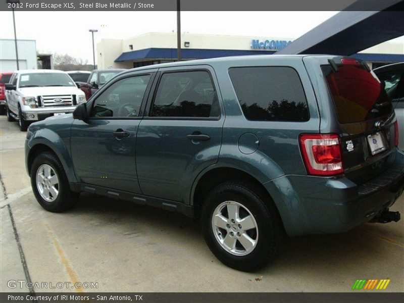 Steel Blue Metallic / Stone 2012 Ford Escape XLS