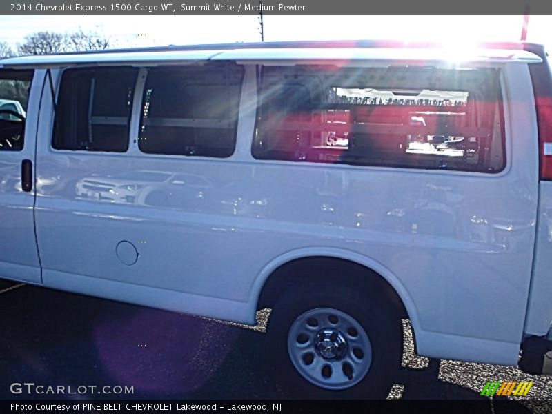 Summit White / Medium Pewter 2014 Chevrolet Express 1500 Cargo WT