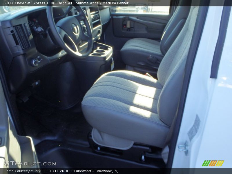 Summit White / Medium Pewter 2014 Chevrolet Express 1500 Cargo WT