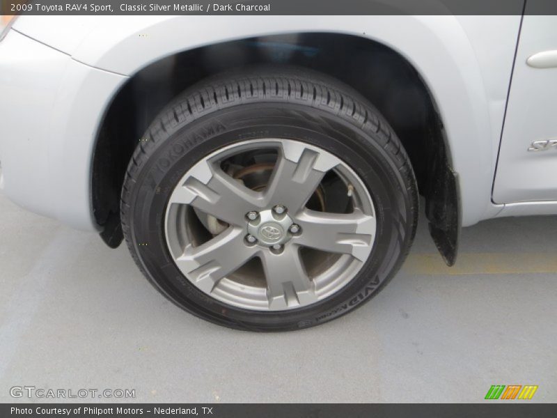 Classic Silver Metallic / Dark Charcoal 2009 Toyota RAV4 Sport