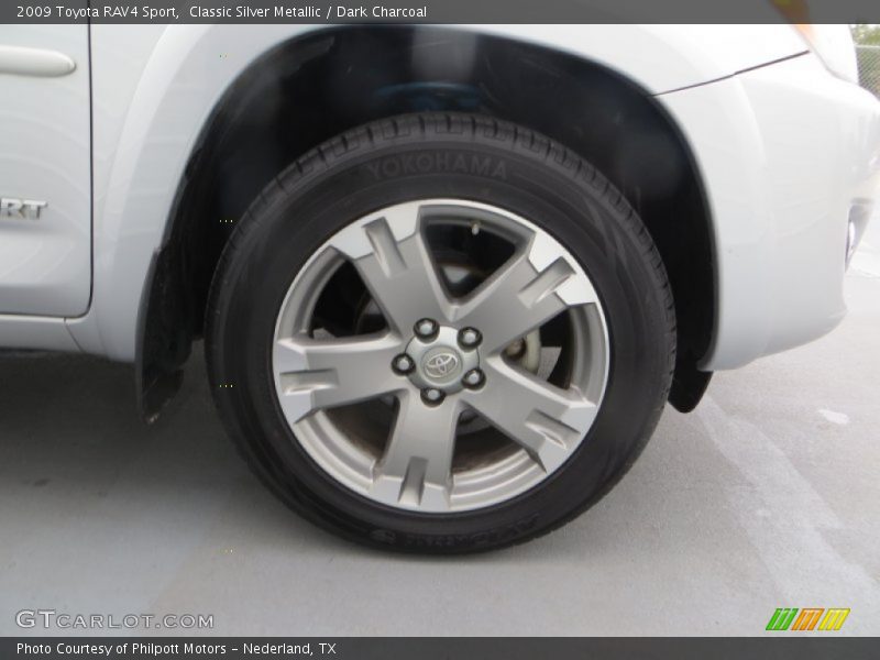 Classic Silver Metallic / Dark Charcoal 2009 Toyota RAV4 Sport