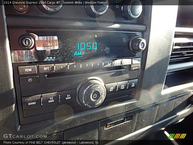 Summit White / Medium Pewter 2014 Chevrolet Express 1500 Cargo WT