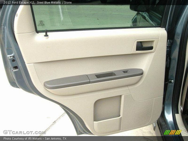 Steel Blue Metallic / Stone 2012 Ford Escape XLS