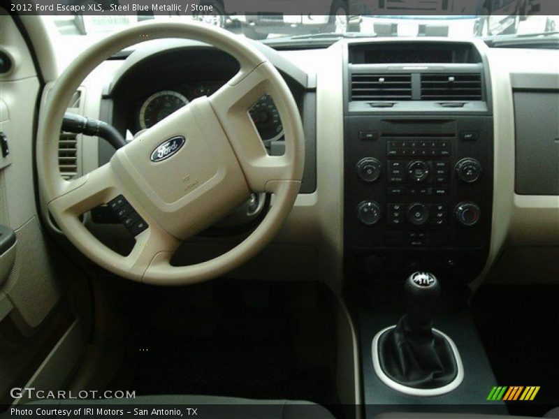 Steel Blue Metallic / Stone 2012 Ford Escape XLS