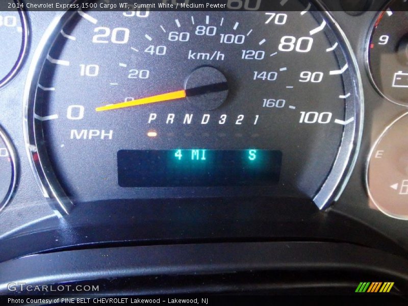 Summit White / Medium Pewter 2014 Chevrolet Express 1500 Cargo WT