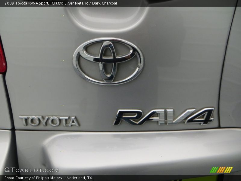 Classic Silver Metallic / Dark Charcoal 2009 Toyota RAV4 Sport
