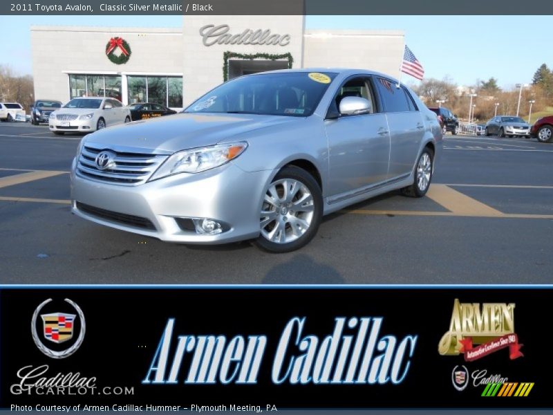 Classic Silver Metallic / Black 2011 Toyota Avalon