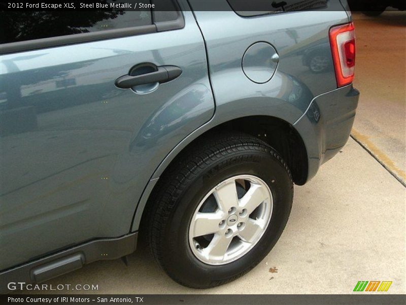 Steel Blue Metallic / Stone 2012 Ford Escape XLS