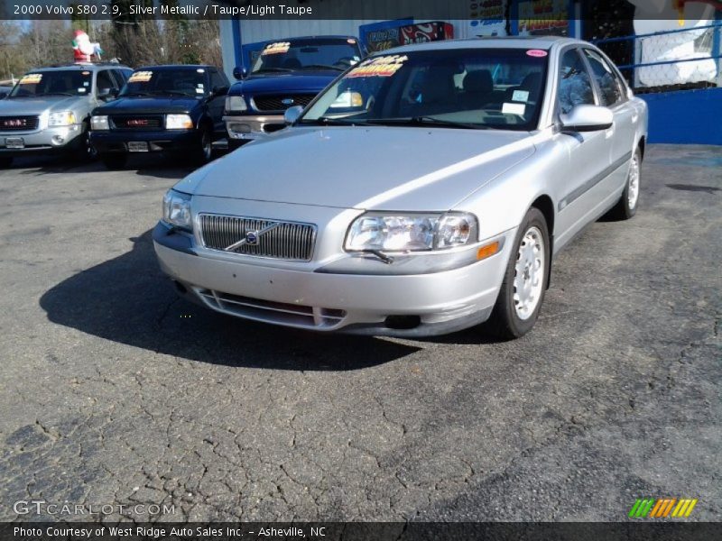 Silver Metallic / Taupe/Light Taupe 2000 Volvo S80 2.9