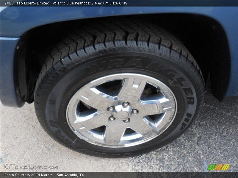 Atlantic Blue Pearlcoat / Medium Slate Gray 2005 Jeep Liberty Limited