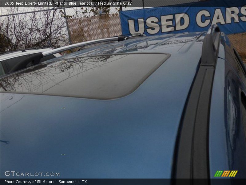 Atlantic Blue Pearlcoat / Medium Slate Gray 2005 Jeep Liberty Limited