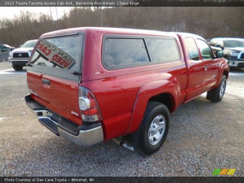 Barcelona Red Metallic / Sand Beige 2013 Toyota Tacoma Access Cab 4x4