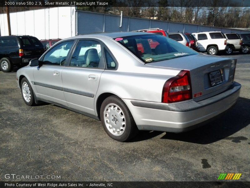 Silver Metallic / Taupe/Light Taupe 2000 Volvo S80 2.9