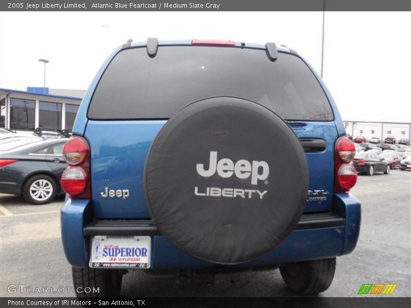 Atlantic Blue Pearlcoat / Medium Slate Gray 2005 Jeep Liberty Limited