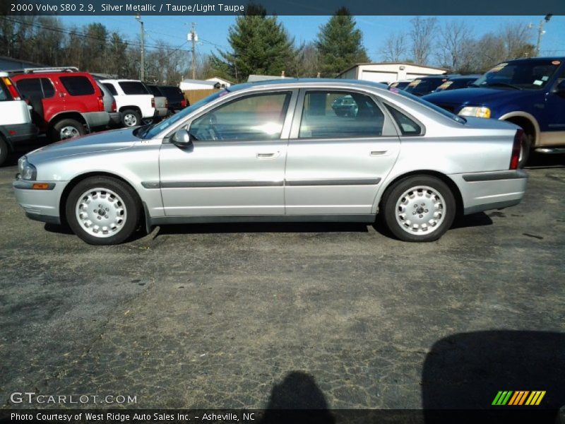 Silver Metallic / Taupe/Light Taupe 2000 Volvo S80 2.9