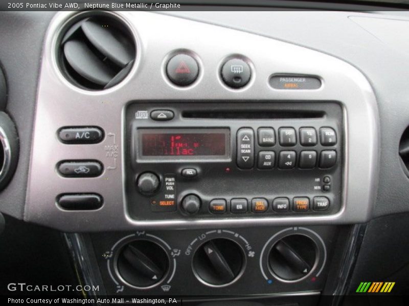Neptune Blue Metallic / Graphite 2005 Pontiac Vibe AWD