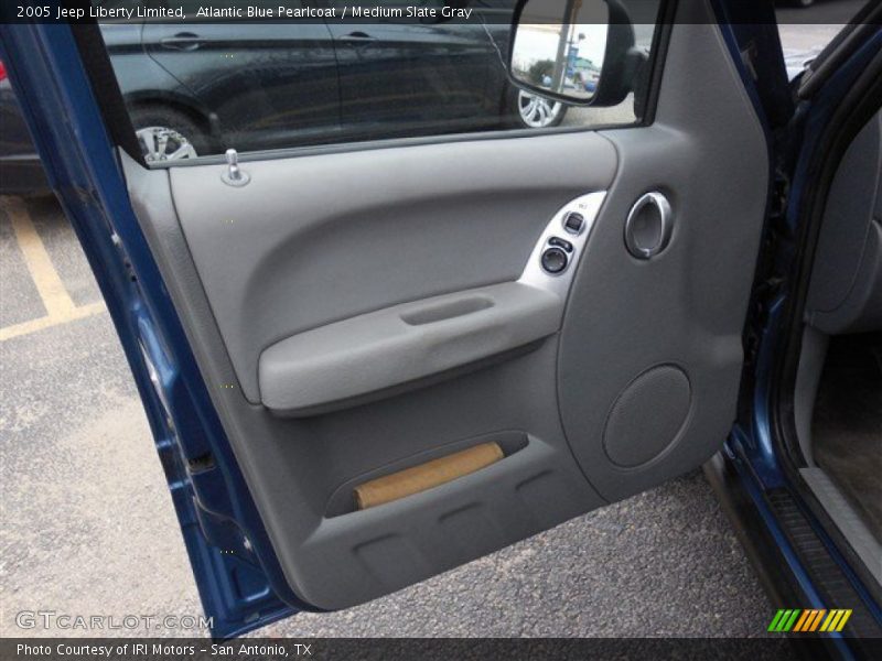 Atlantic Blue Pearlcoat / Medium Slate Gray 2005 Jeep Liberty Limited