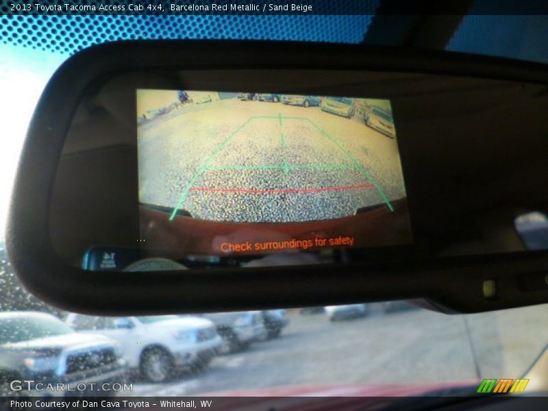 Barcelona Red Metallic / Sand Beige 2013 Toyota Tacoma Access Cab 4x4