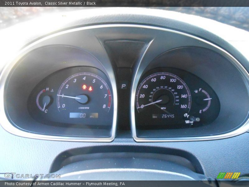 Classic Silver Metallic / Black 2011 Toyota Avalon