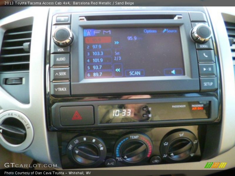 Barcelona Red Metallic / Sand Beige 2013 Toyota Tacoma Access Cab 4x4