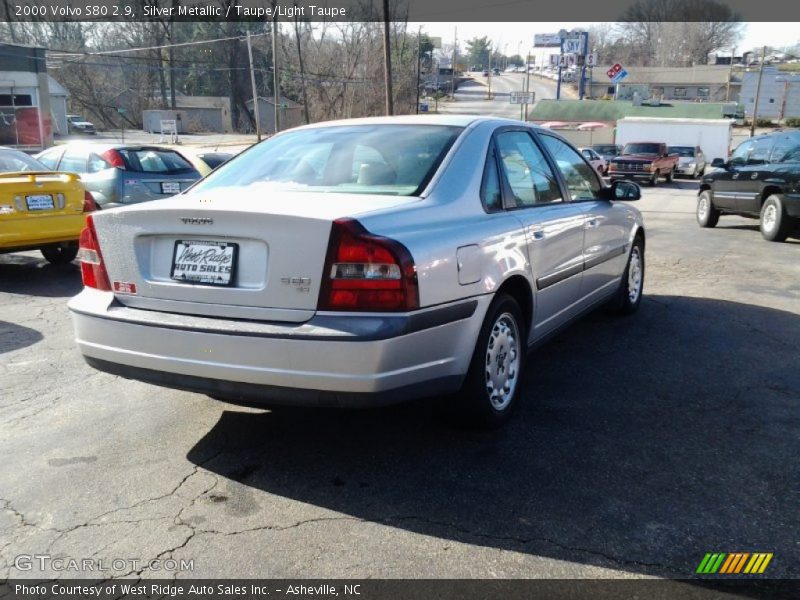 Silver Metallic / Taupe/Light Taupe 2000 Volvo S80 2.9