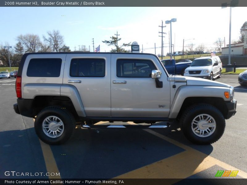 Boulder Gray Metallic / Ebony Black 2008 Hummer H3