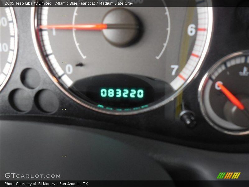 Atlantic Blue Pearlcoat / Medium Slate Gray 2005 Jeep Liberty Limited