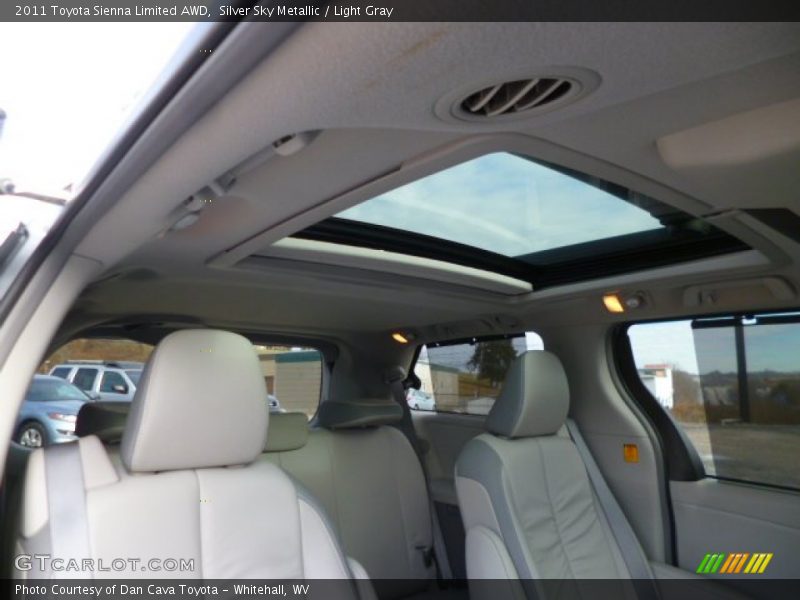 Silver Sky Metallic / Light Gray 2011 Toyota Sienna Limited AWD