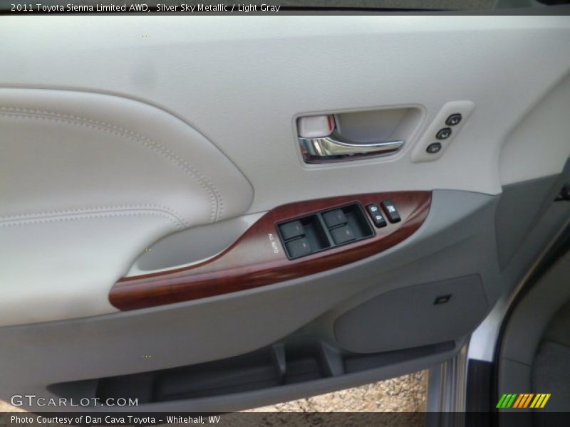 Silver Sky Metallic / Light Gray 2011 Toyota Sienna Limited AWD