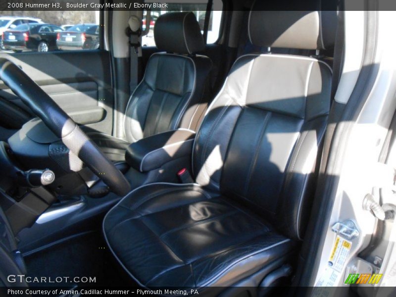 Boulder Gray Metallic / Ebony Black 2008 Hummer H3