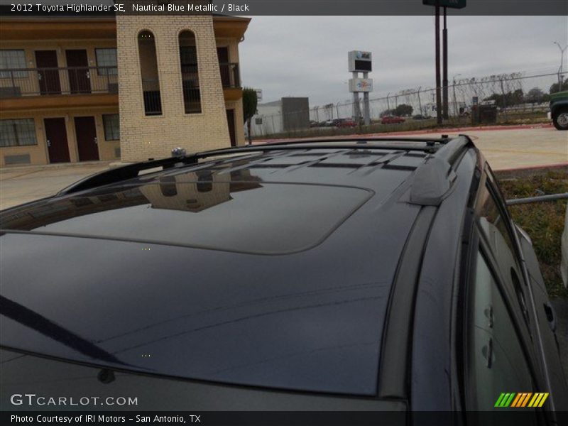 Nautical Blue Metallic / Black 2012 Toyota Highlander SE