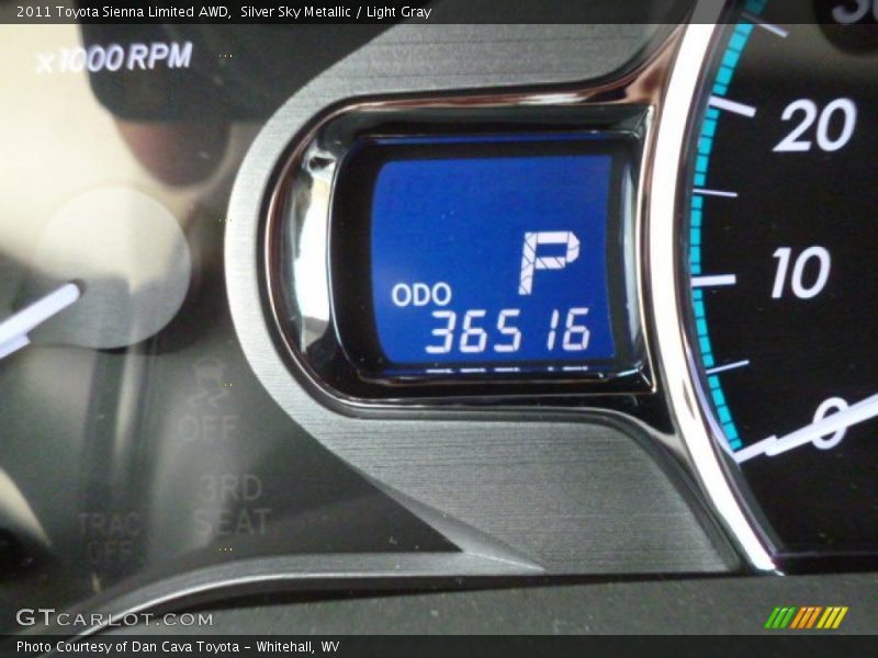 Silver Sky Metallic / Light Gray 2011 Toyota Sienna Limited AWD