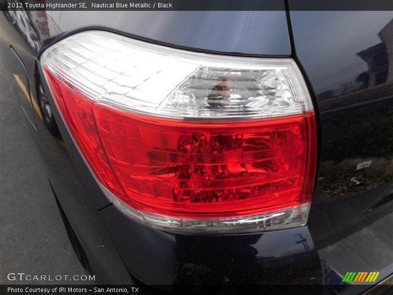 Nautical Blue Metallic / Black 2012 Toyota Highlander SE