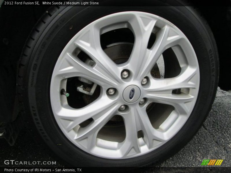 White Suede / Medium Light Stone 2012 Ford Fusion SE