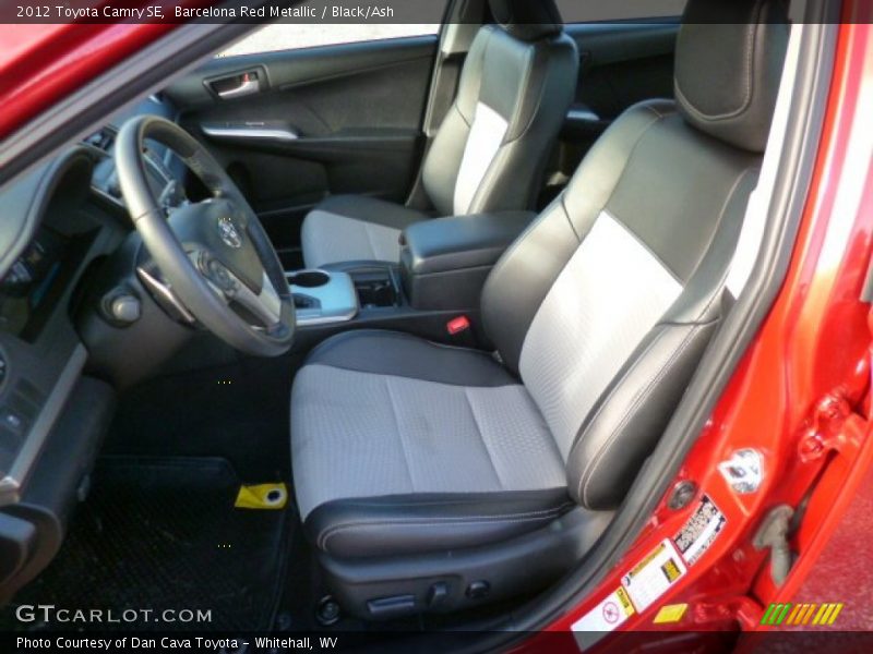 Barcelona Red Metallic / Black/Ash 2012 Toyota Camry SE