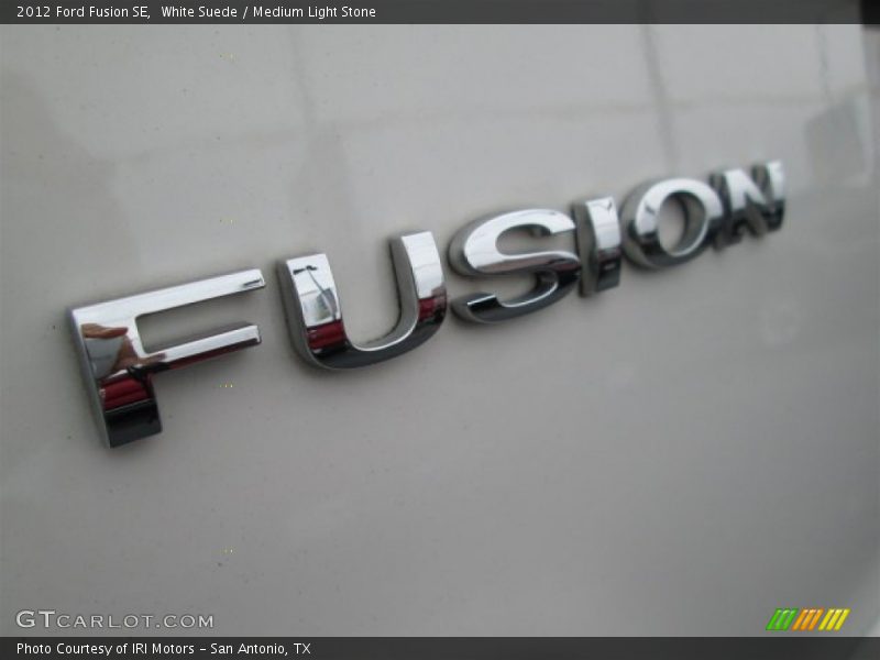 White Suede / Medium Light Stone 2012 Ford Fusion SE
