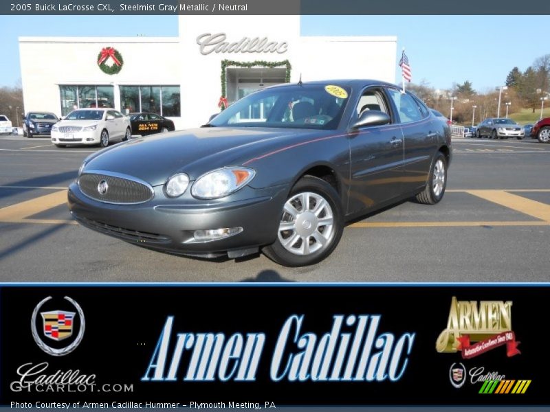 Steelmist Gray Metallic / Neutral 2005 Buick LaCrosse CXL
