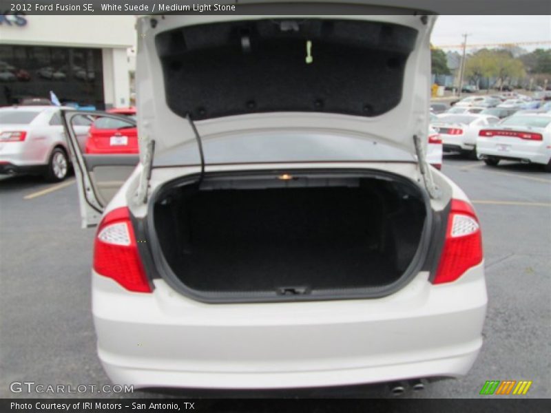 White Suede / Medium Light Stone 2012 Ford Fusion SE