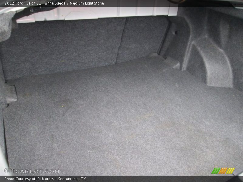 White Suede / Medium Light Stone 2012 Ford Fusion SE
