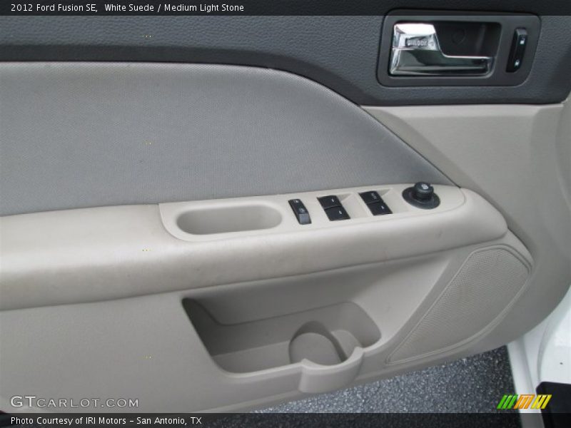 White Suede / Medium Light Stone 2012 Ford Fusion SE