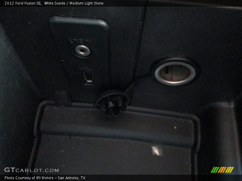 White Suede / Medium Light Stone 2012 Ford Fusion SE