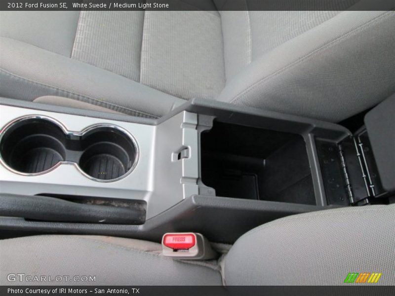 White Suede / Medium Light Stone 2012 Ford Fusion SE