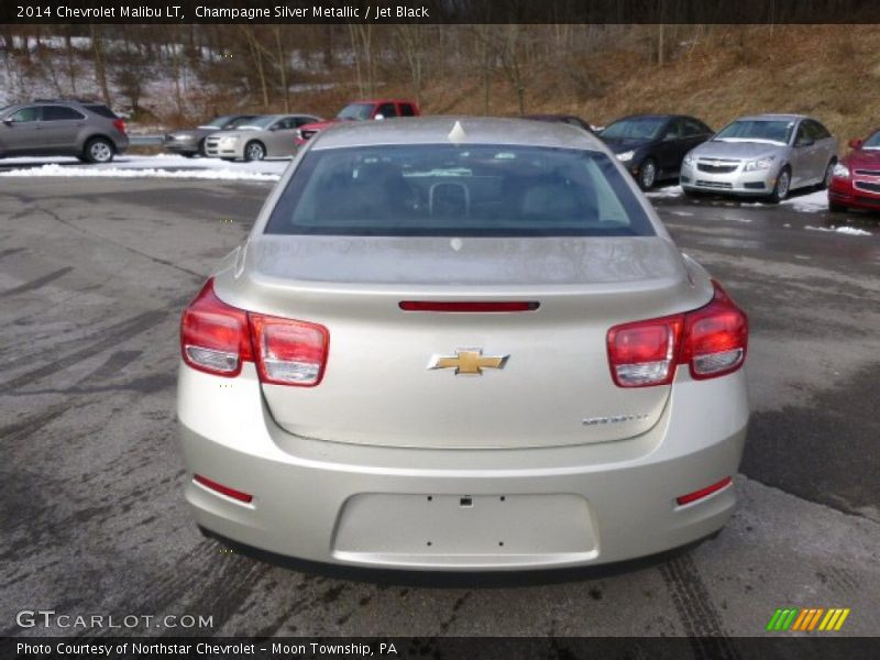 Champagne Silver Metallic / Jet Black 2014 Chevrolet Malibu LT
