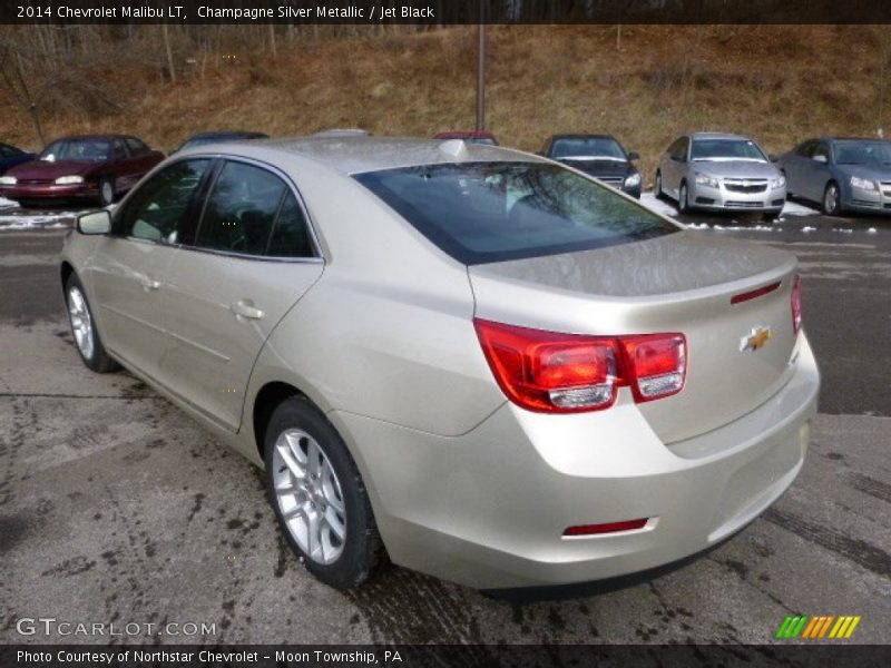 Champagne Silver Metallic / Jet Black 2014 Chevrolet Malibu LT