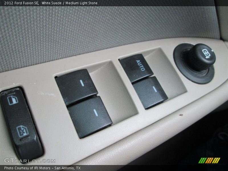 White Suede / Medium Light Stone 2012 Ford Fusion SE
